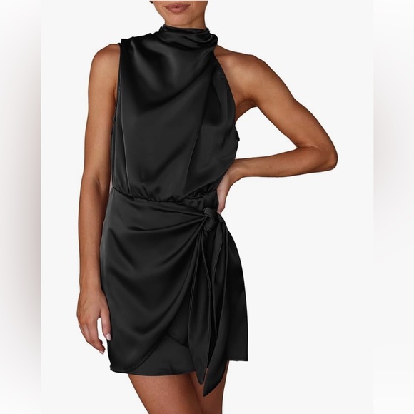 PrettyGarden Dresses & Skirts - Elegant Silky Black Dress